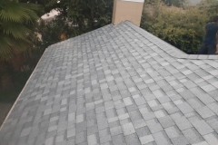 A close-up image of a roof repair job in Tampa