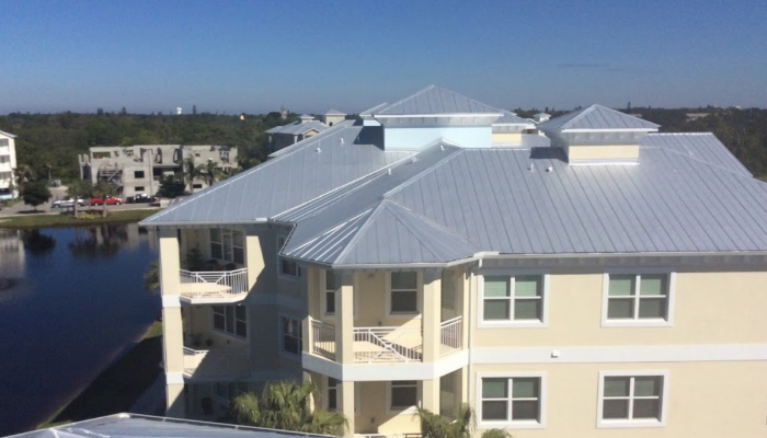 Apartment Buildings New Metal Roofing